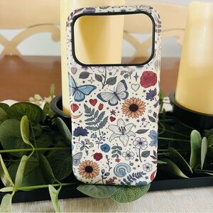Floral Pattern iPhone 17 Pro Case
